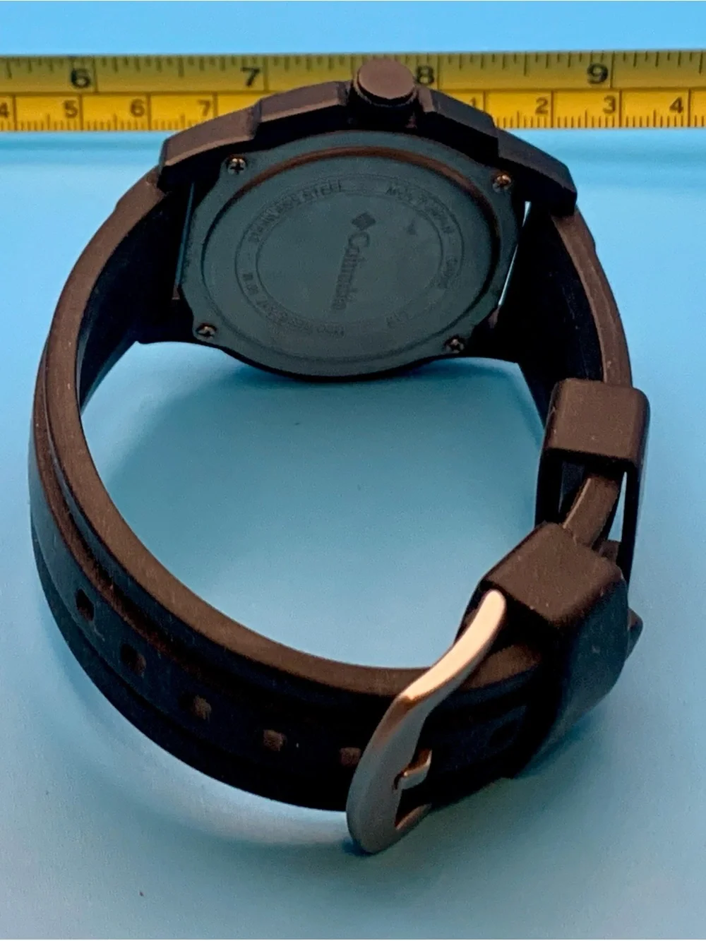 COLUMBIA CA800 Men’s Military Field Wristwatch St Steel Case Date Works New Batt